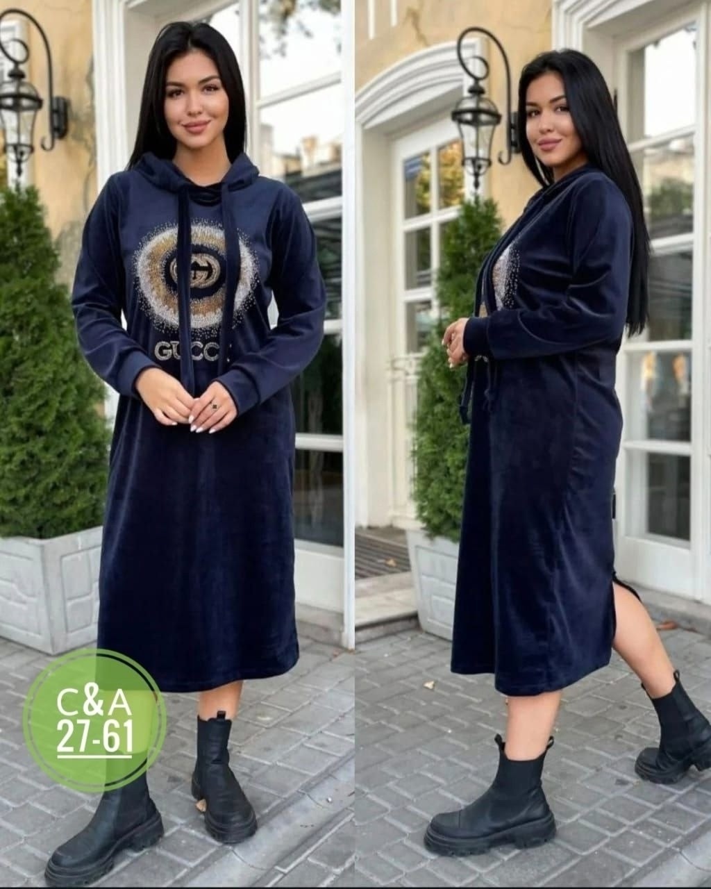 велюр платье,спортивное платье с капюшоном,туники из велюра,теплое платье женское,платье спортивное