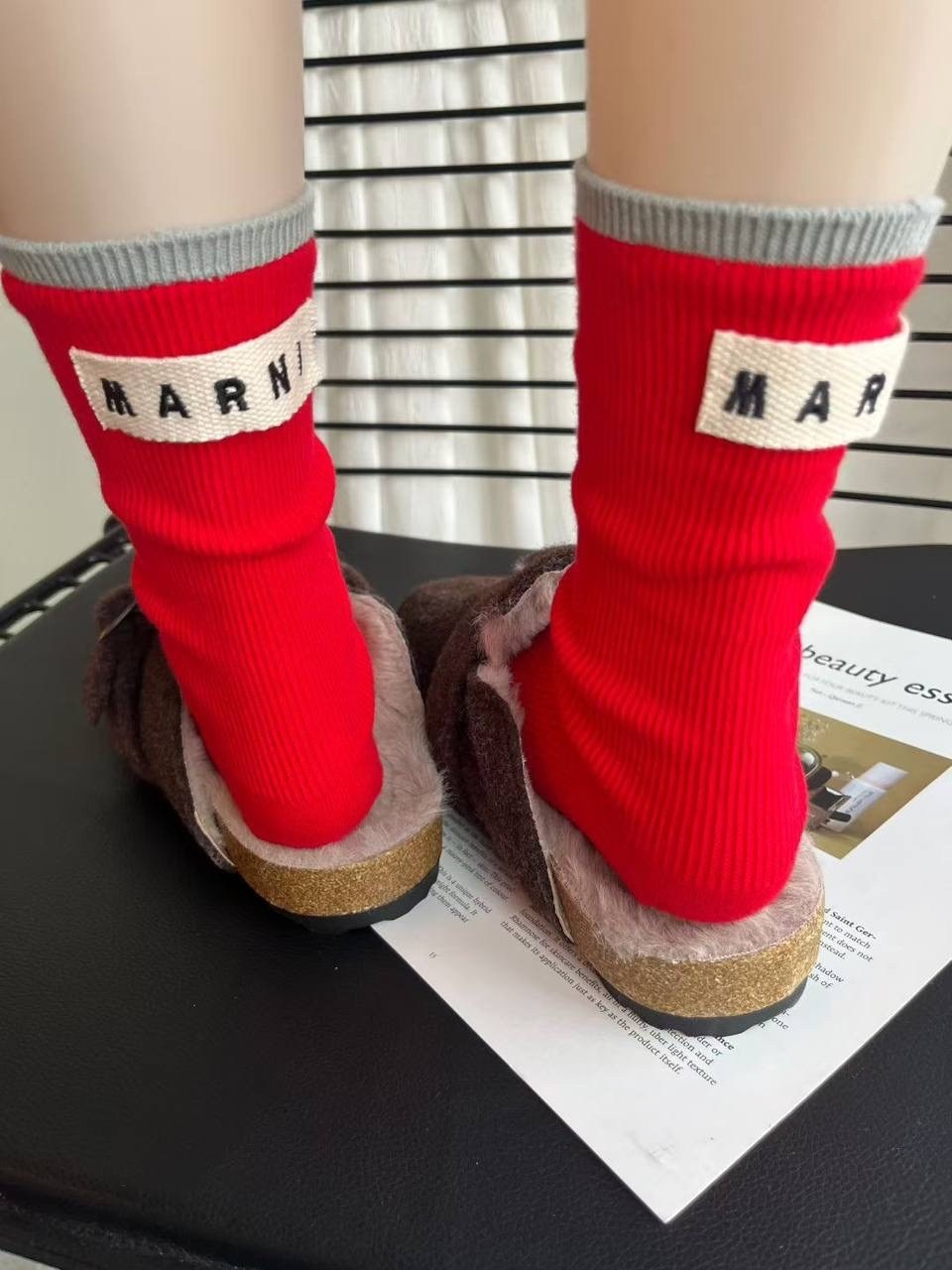 обувь,модные носки,носки средней длины,длинные носки,теплые женские носки