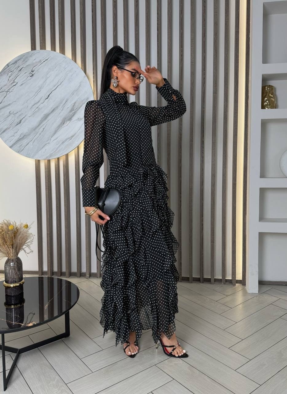 платье стильное,платье,модное платье,шифоновое платье,платье миди