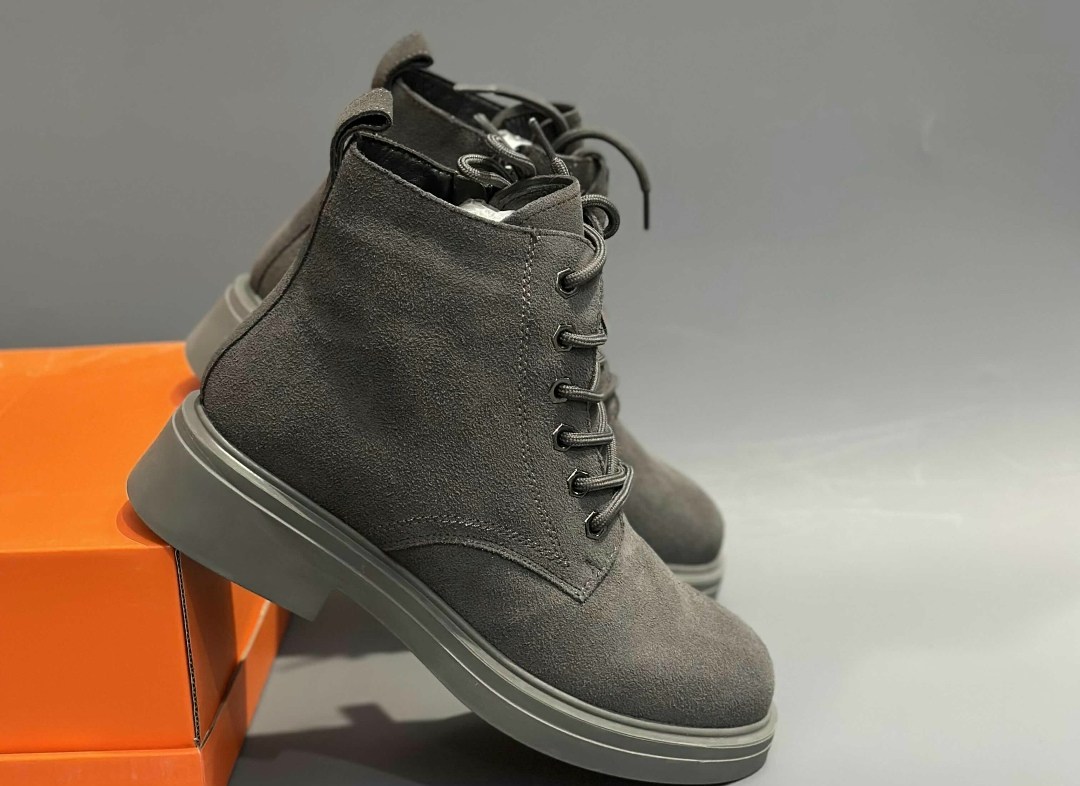 ,серые ботинки,женские ботинки,зимние ботинки замшевые серые,серые замшевые ботинки женские