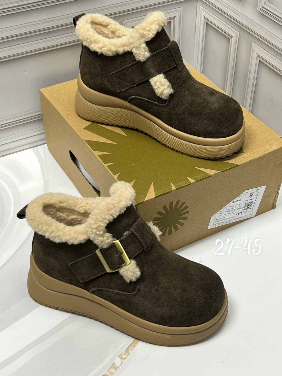 , женская,ботинки замша, зимняя женская, зимняя
