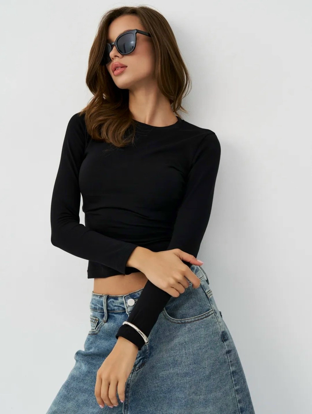 лонгслив женские,лонгслив облегающий,лонгслив базовый,лонгслив,лонгслив в рубчик облегающий coffa lady