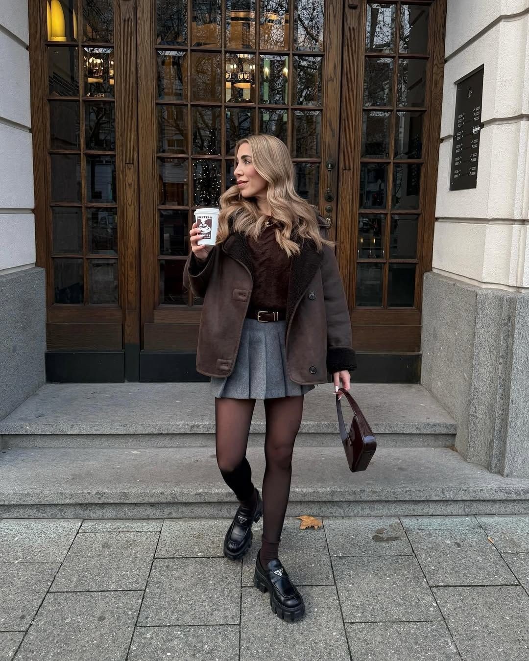 дубленка женская,теплое пальто,повседневная куртка,мода стиль