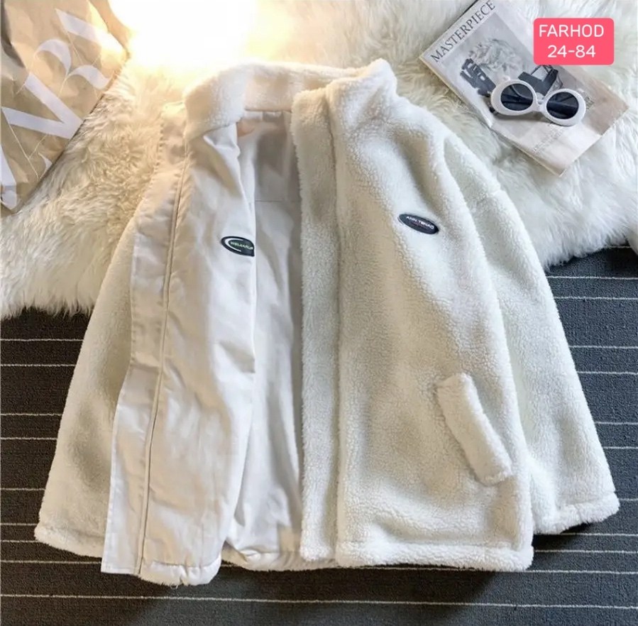 повседневная куртка,куртка теплая,куртка из овечьей шерсти,куртка модная,флисовая куртка