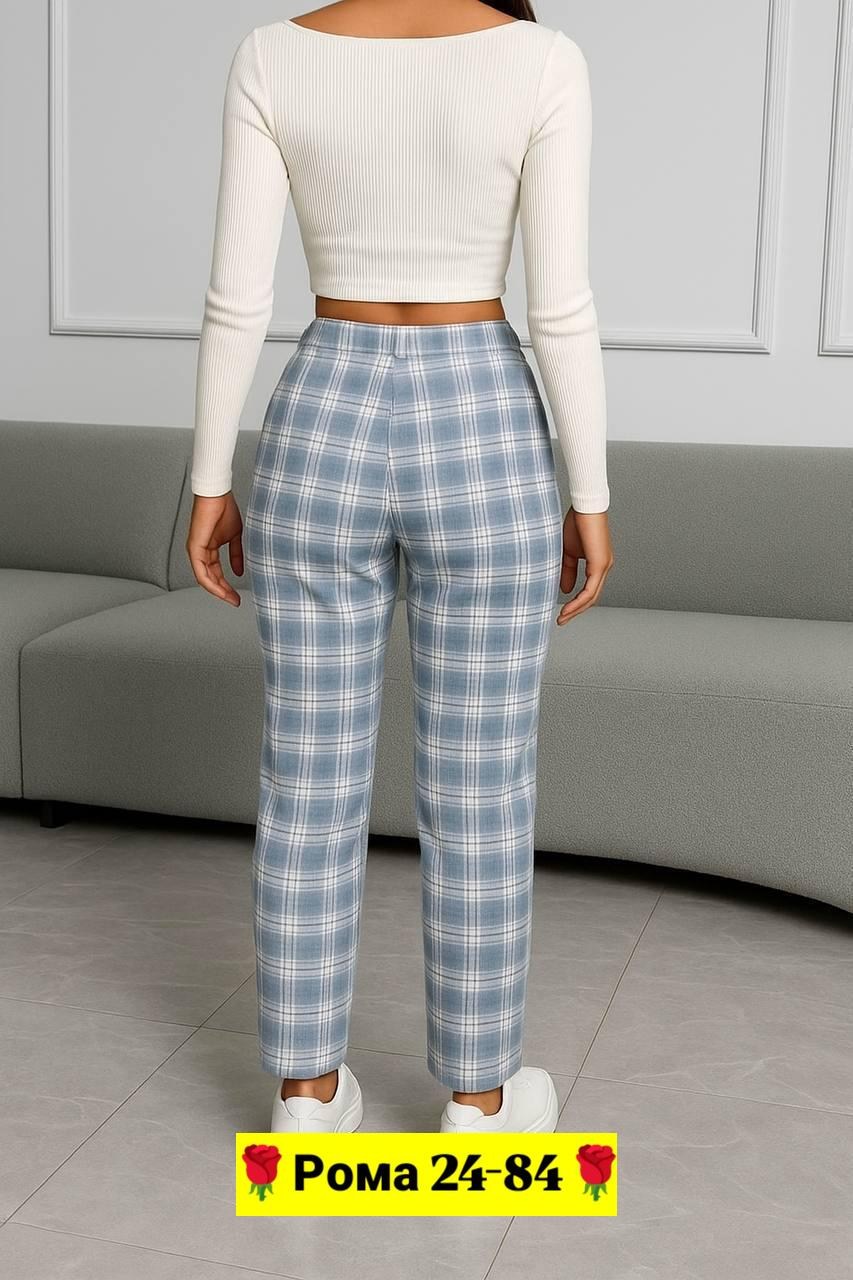 клетчатые штаны широкие,брюки женские в клетку,штаны в клетку,брюки модные,брюки в клетку