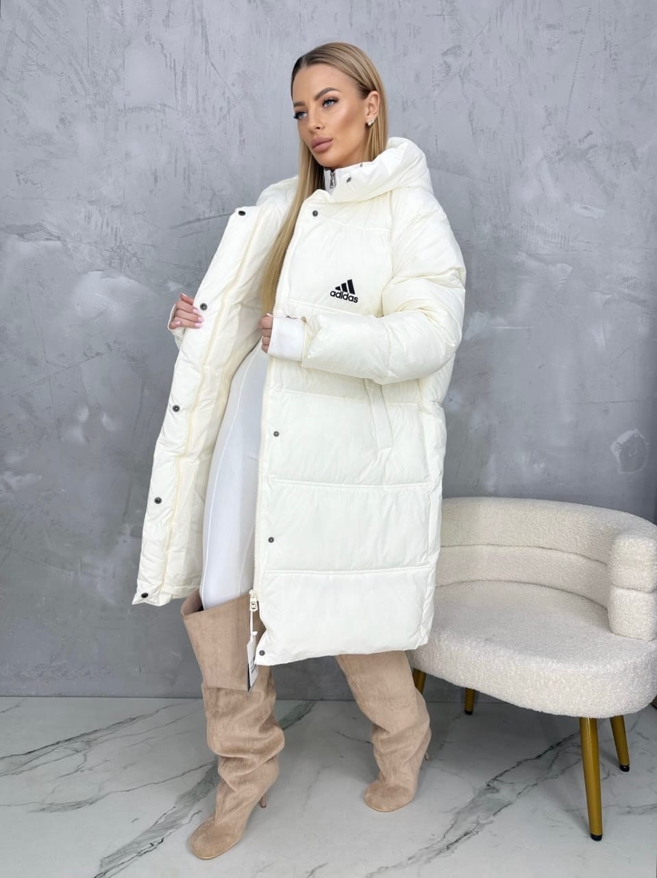 зимние куртки,зимняя куртка adidas,пуховик женский adidas,куртка женская,пуховик adidas