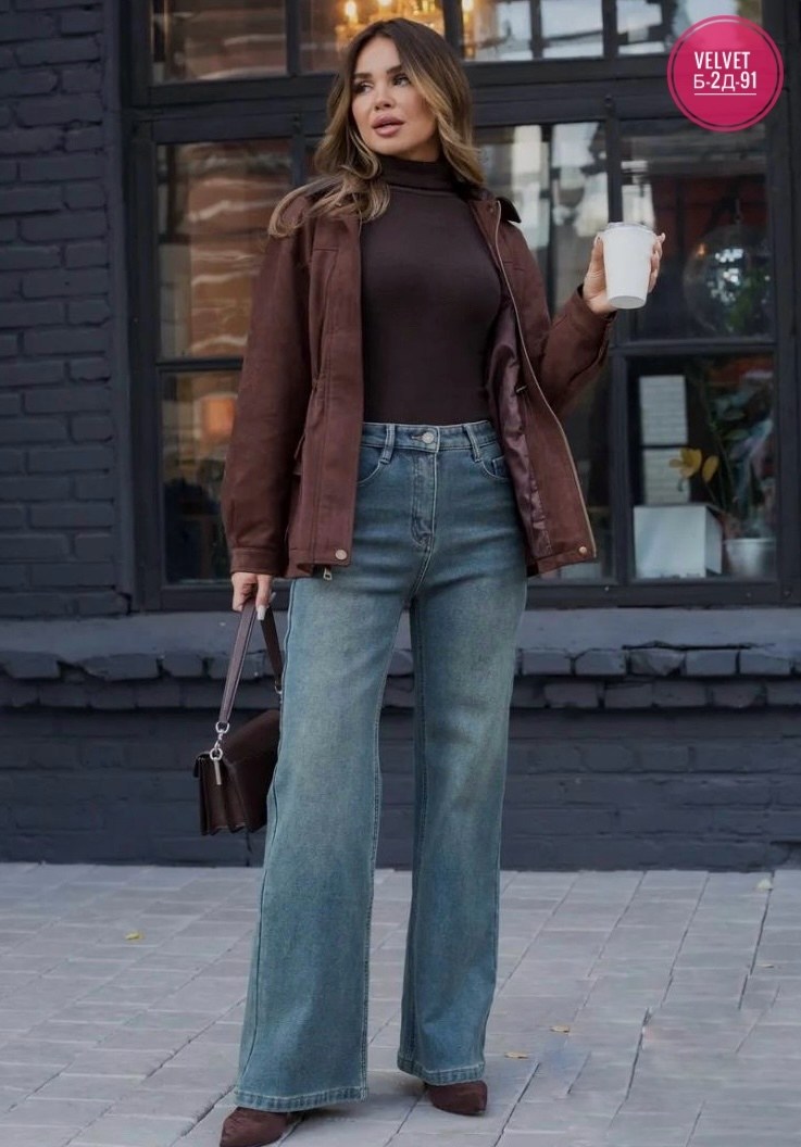 кожаная куртка женская,кожаная куртка,джинсы стильные,модные джинсы,женские джинсы широкие