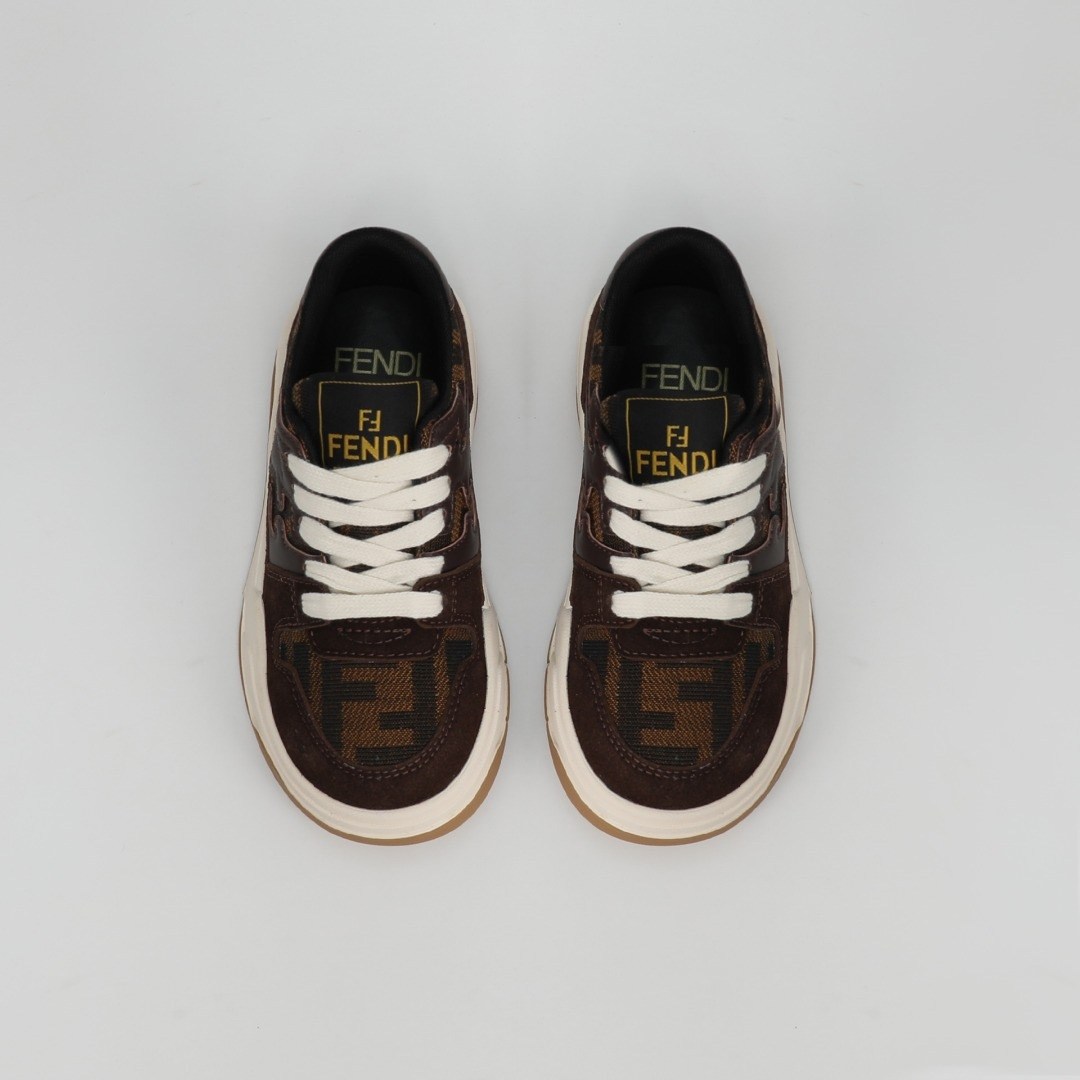 ,кроссовки fendi,фенди кроссовки,фенди кроссовки коричневые,кеды fendi