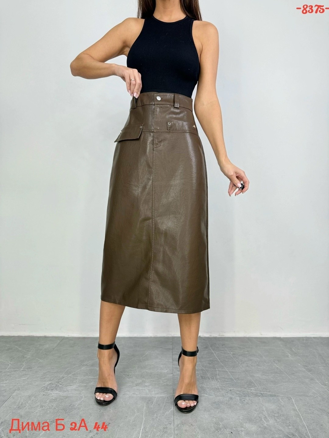 кожаная юбка миди,юбка из искусственной кожи,юбка женская,кожаная юбка,юбка миди