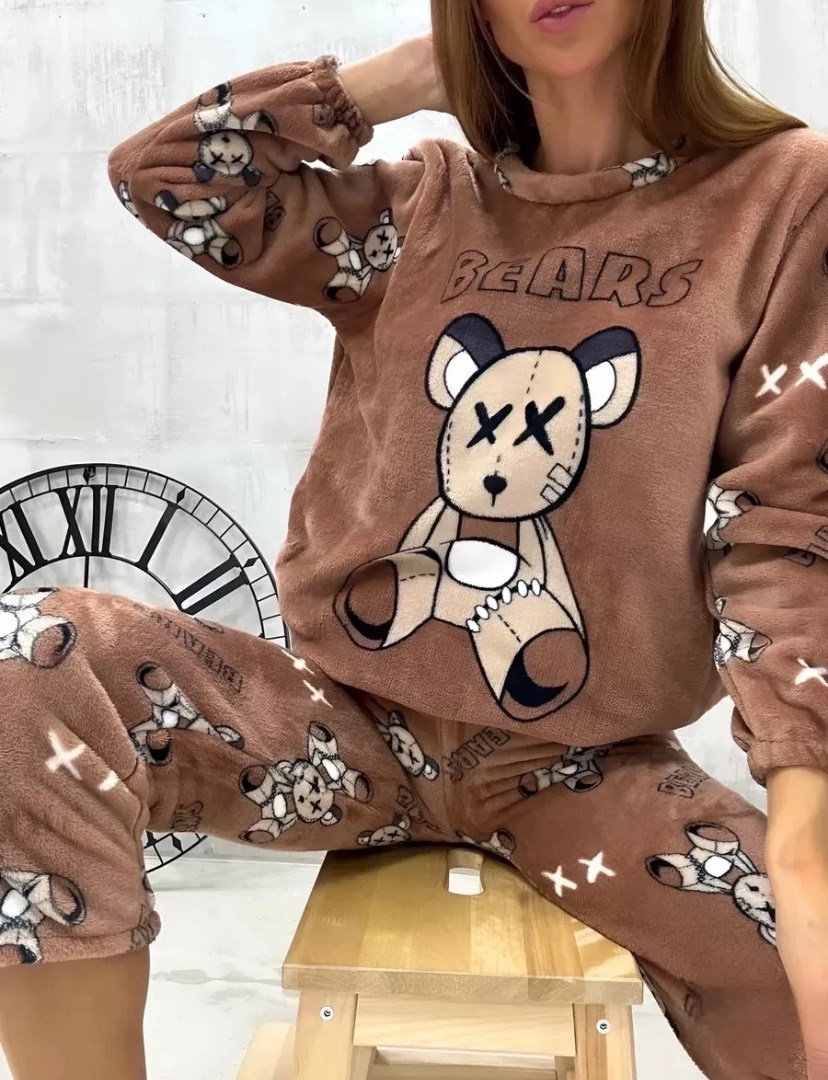 теплая пижама женская,костюм теплый женский домашний пижама плюшевая,пижама женская со штанами теплая домашняя плюшевая,домашний костюм пижама,пижамы женски