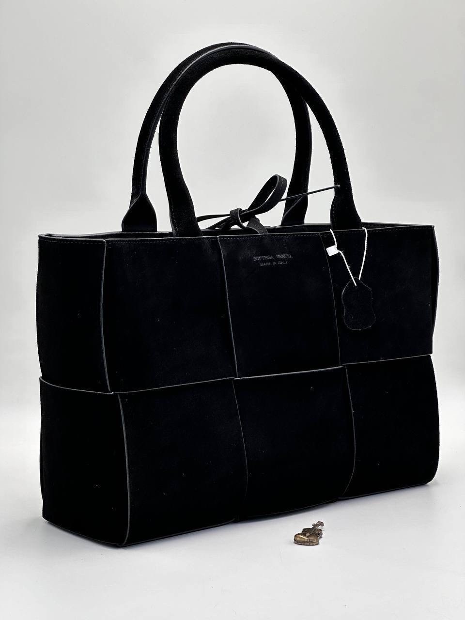 сумка женская bottega veneta,черная замшевая сумка боттега,сумка замшевая,сумка тоут bottega veneta,сумка