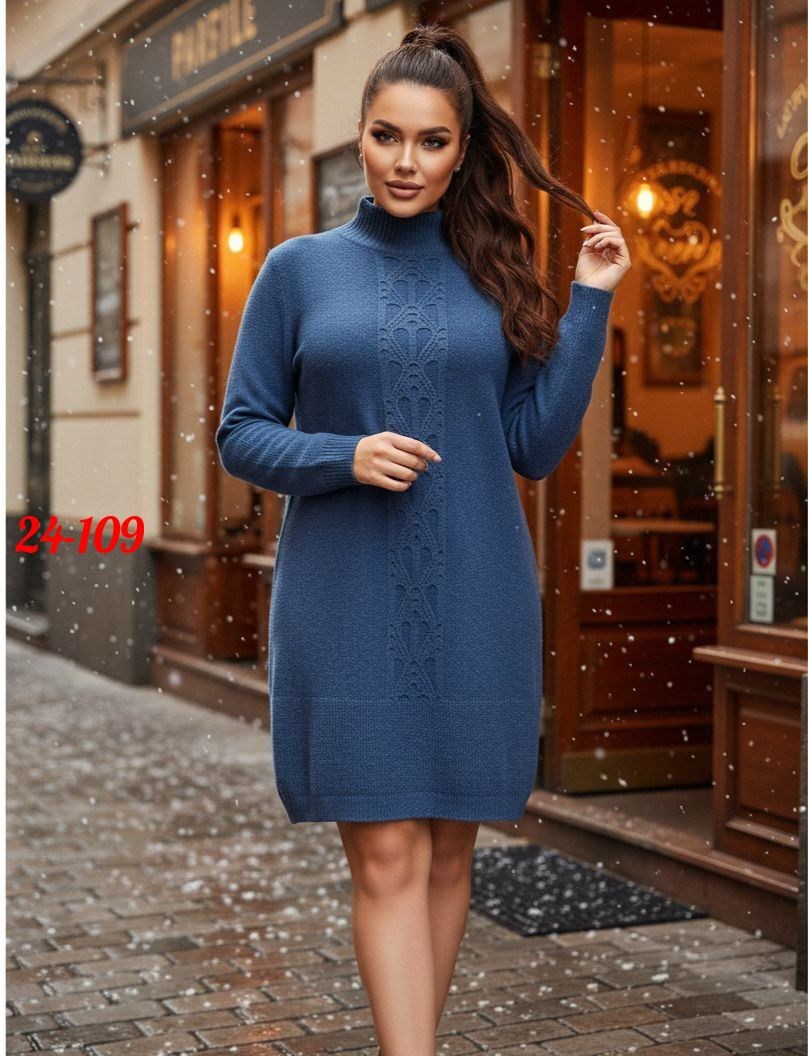 теплое вязаное платье,платье вязаное,вязаная туника,платье вязаное спицами,платье свитер вязаное