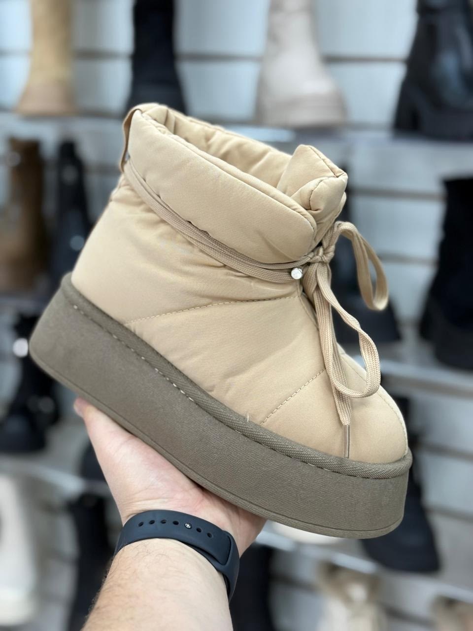 ,угги женские,угги дутики зимние короткие на высокой подошве,угги зимние короткие на платформе,дутики женские