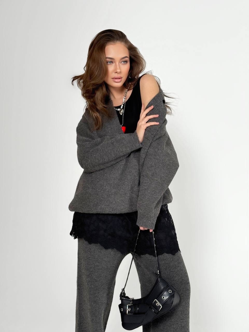 вязаные брюки,костюмы брючные,трикотажные костюмы,вязаные костюмы,джемпер для женщин