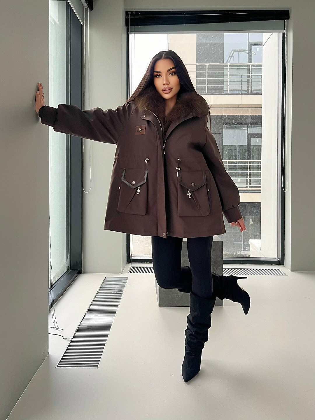 парка с меховым,парка с мехом,куртка с мехом,куртка парка,куртка зимняя