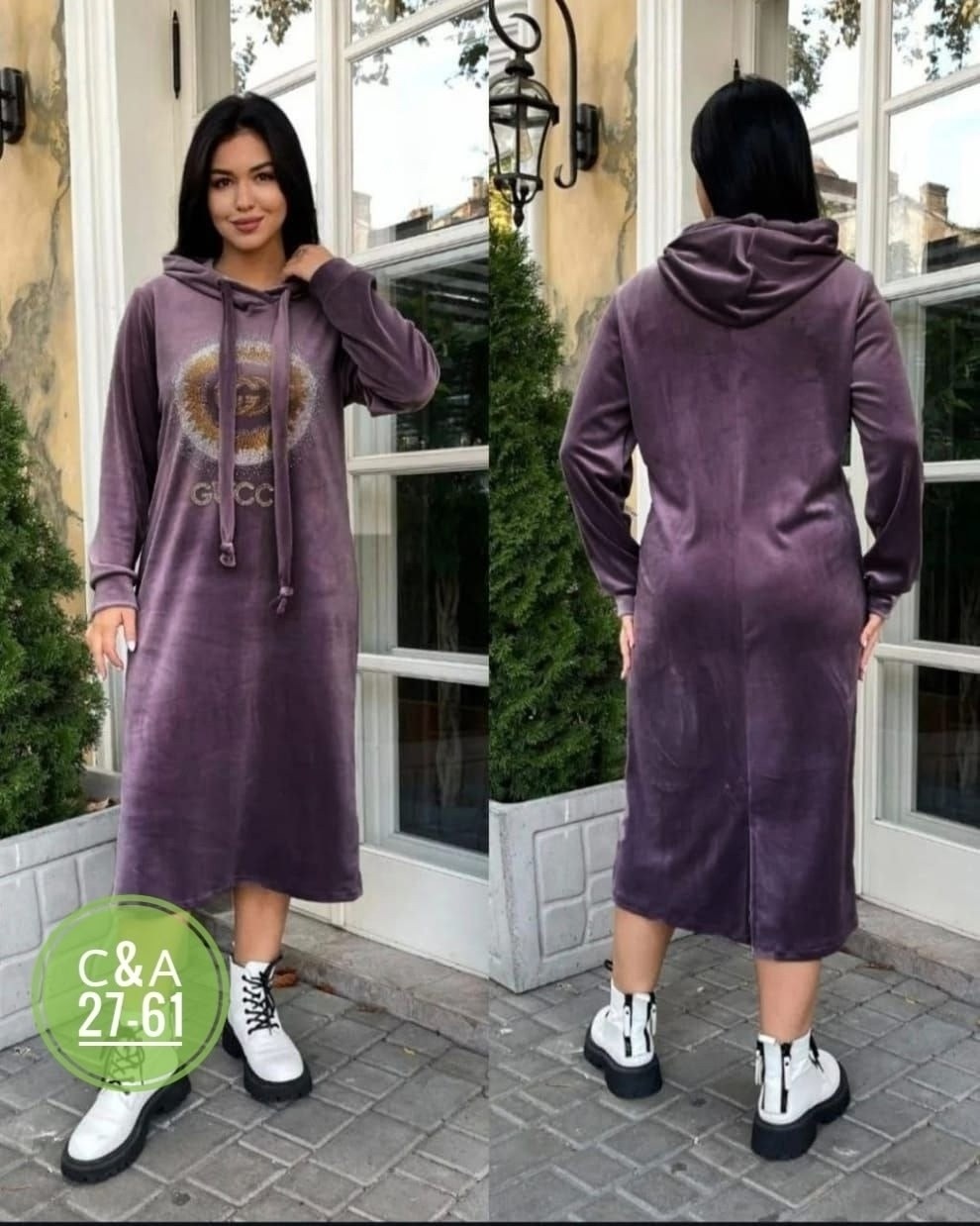 велюр платье,спортивное платье с капюшоном,туники из велюра,теплое платье женское,платье спортивное