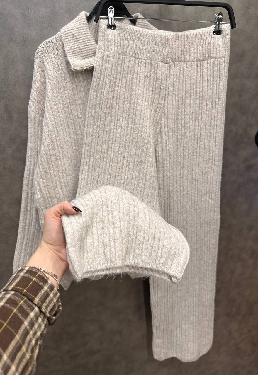 трикотажные костюмы,вязаные костюмы,женский трикотажный костюм,трикотажный вязаный костюм с брюками,женский костюм вязаный