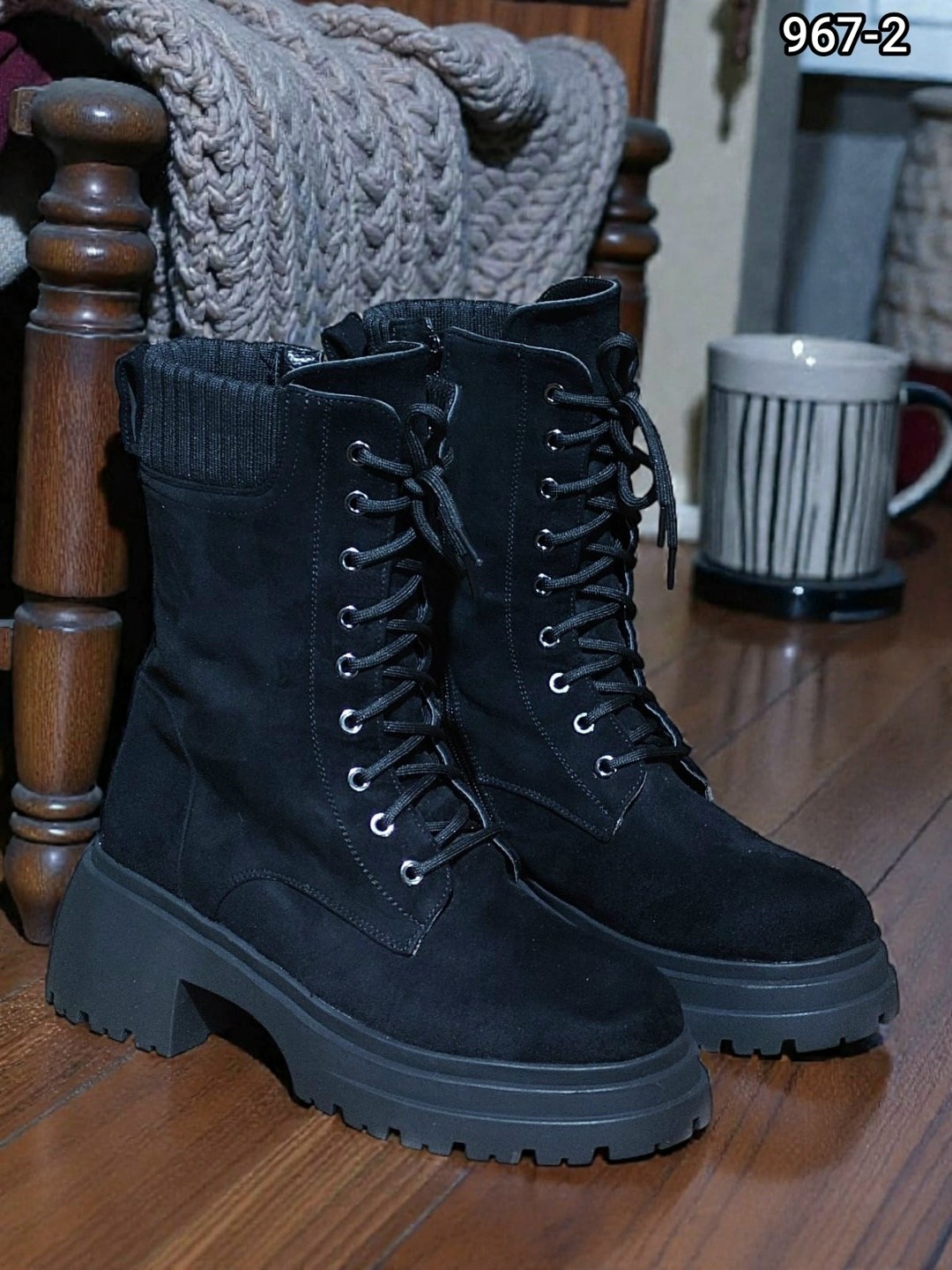 ботинки женские,ботинка женские зимние, женская зимняя,ботинки женские замшевые 81602,