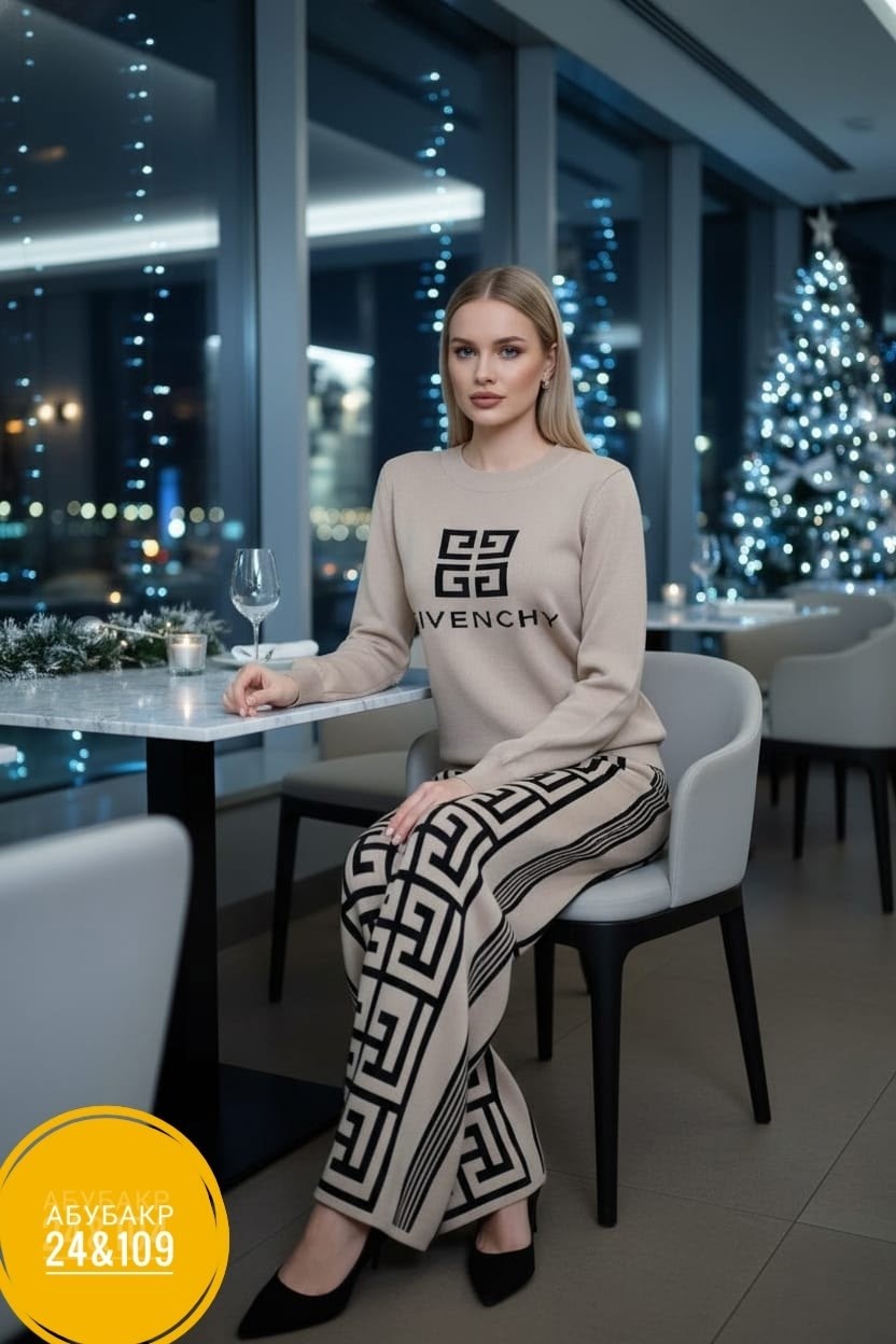 модные костюмы,трикотажные костюмы,женский трикотажный костюм,повседневный костюм,джемпер бежевый