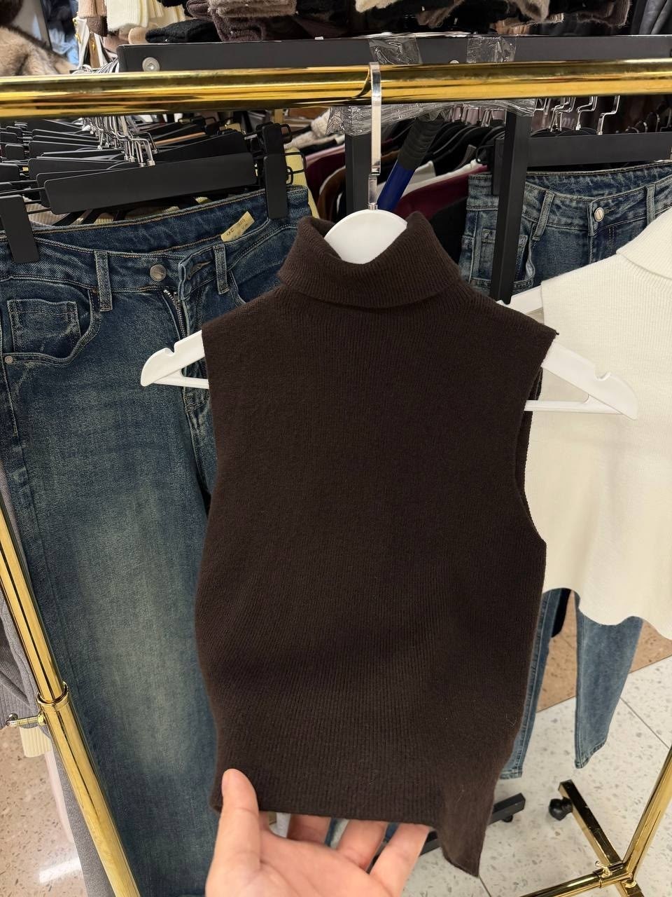 топ женский,водолазка,шикарная одежда,женская водолазка,водолазка без рукавов