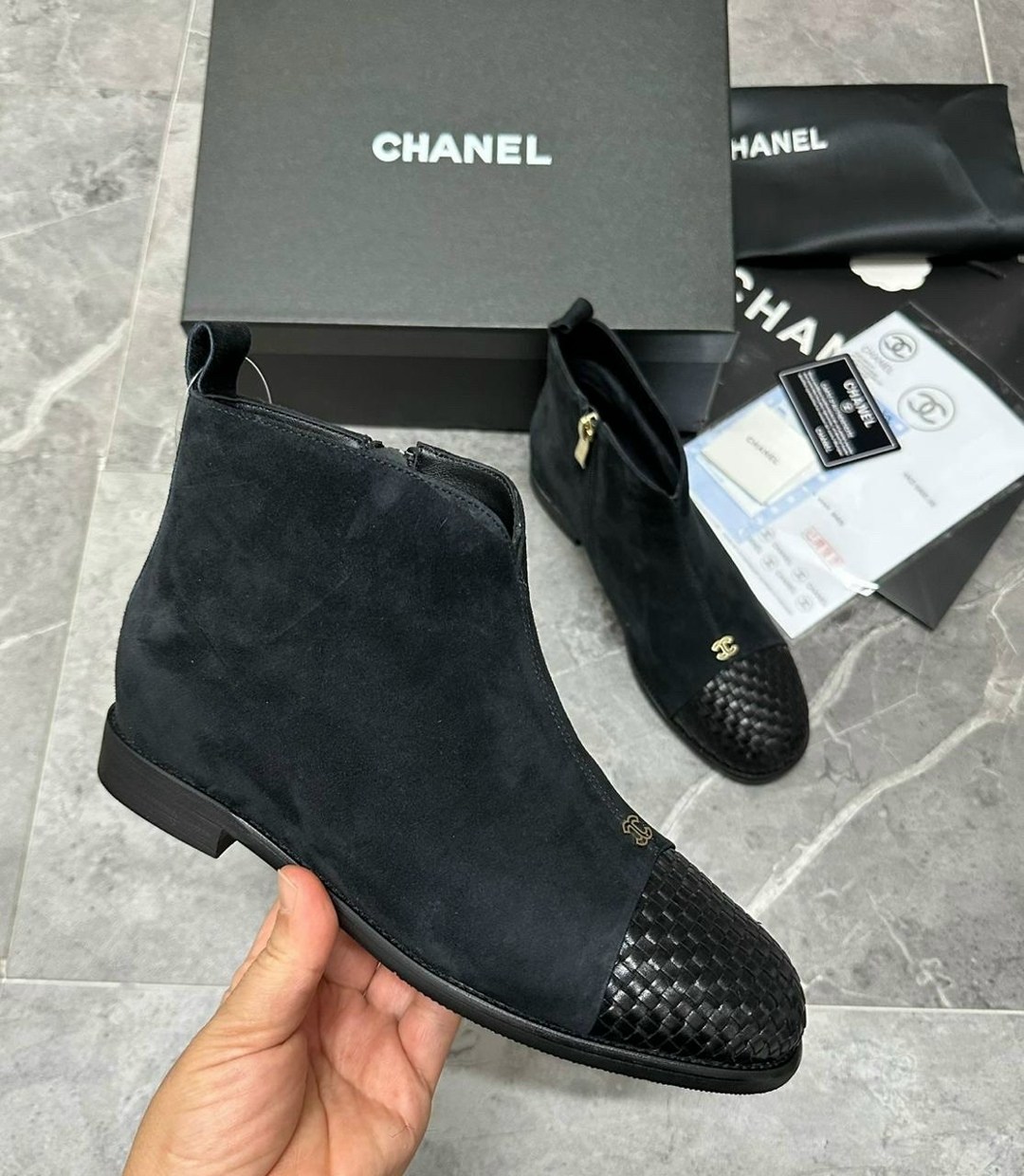 ,ботинки chanel,сапоги chanel,ботильоны chanel,замшевые ботинки