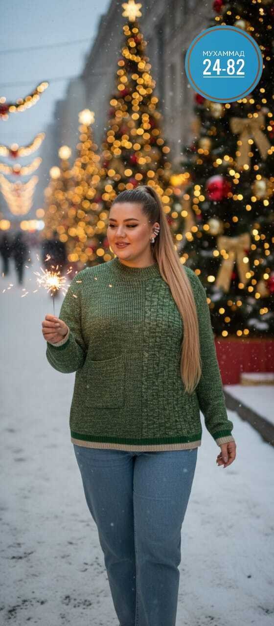 мария павлюк модель,нарядная туника,туника женская,девушка у елки