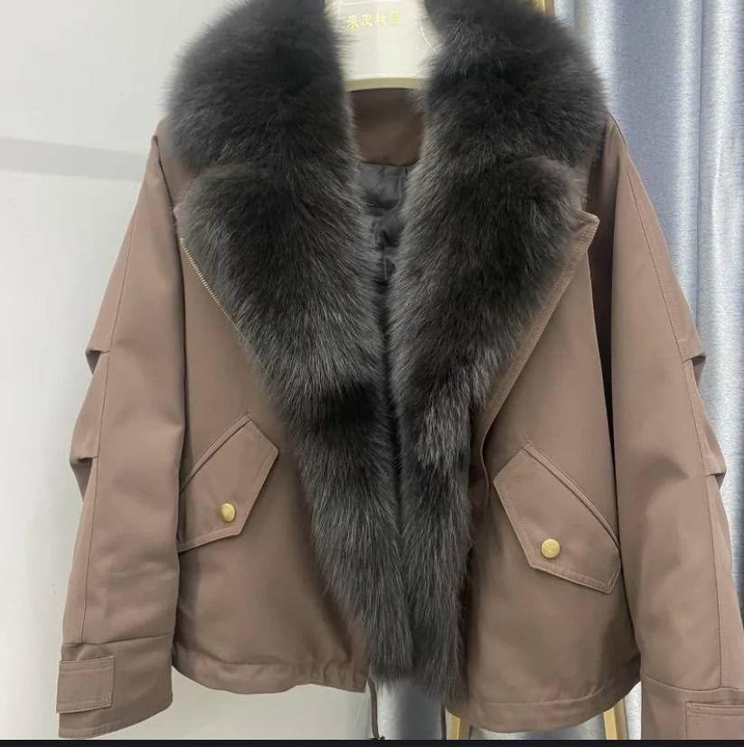 женская зимняя куртка,куртка модная,меховая куртка,теплая куртка,зимняя куртка