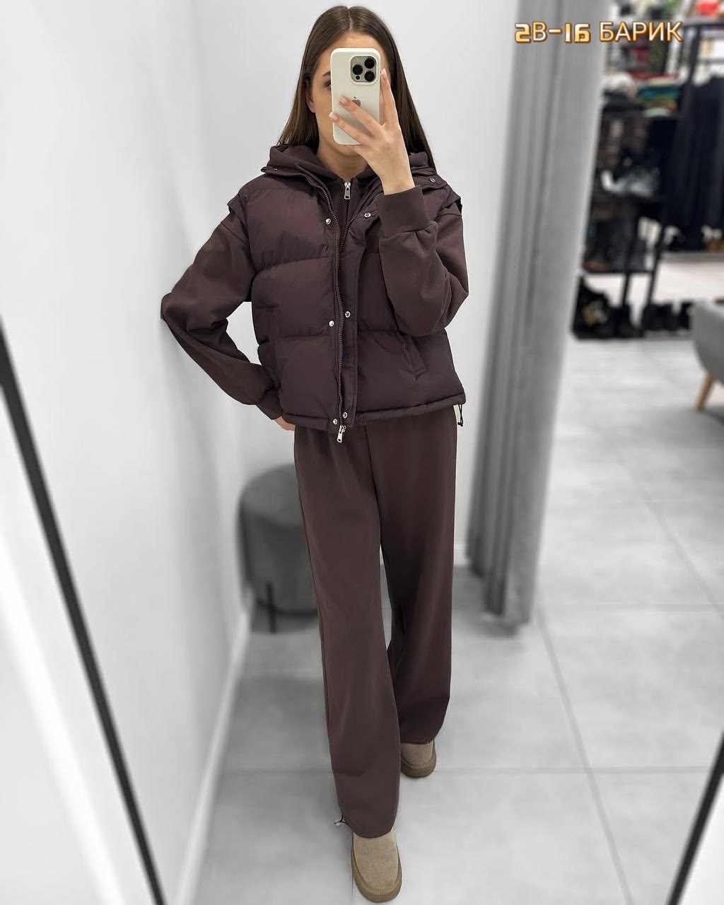 костюм тройка женский,костюм на флисе,спортивный костюм тройка женский,жилетка костюм,женский костюм на флисе