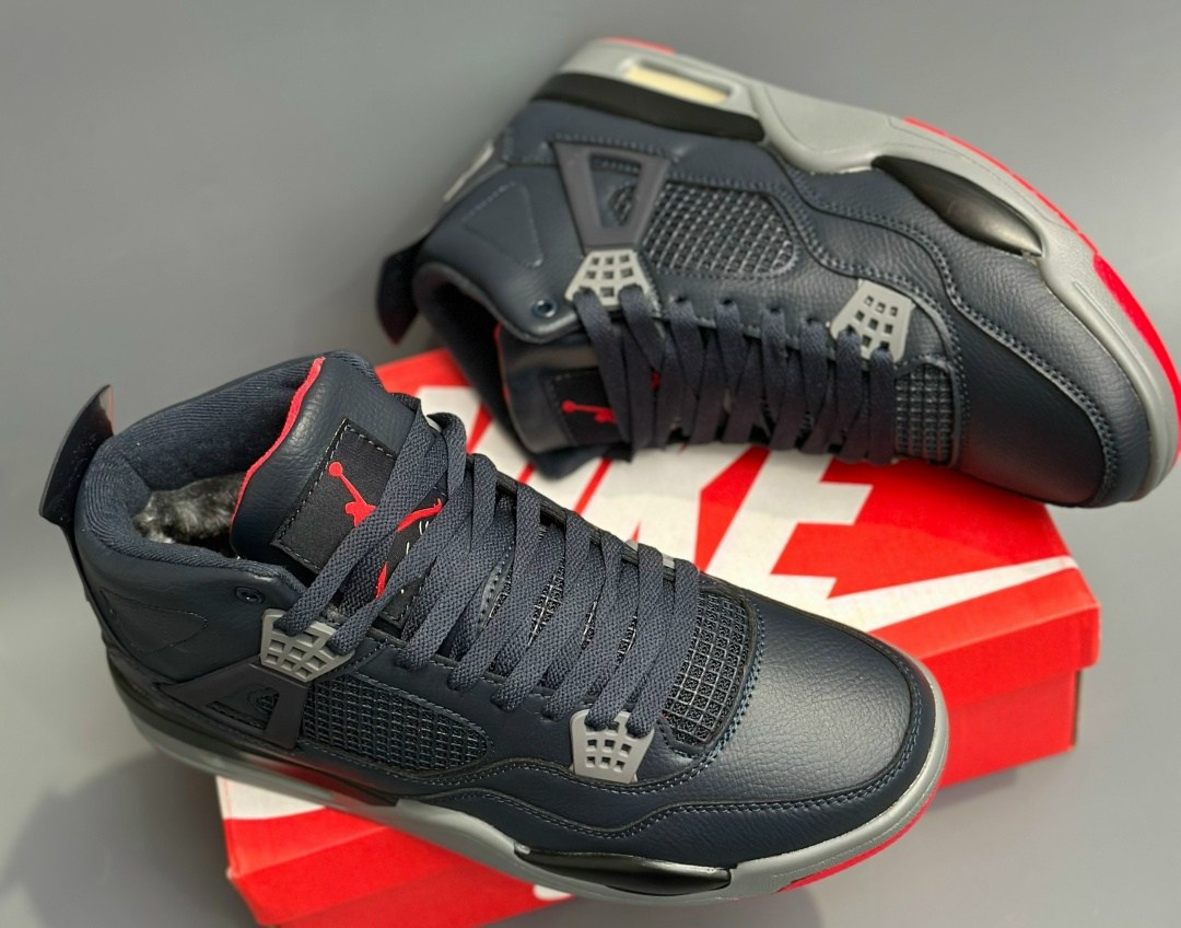 кроссовки,кроссовки air jordan 4 winterized loyal blue.,air jordan 4,nike air jordan 4 retro,nike air jordan 4