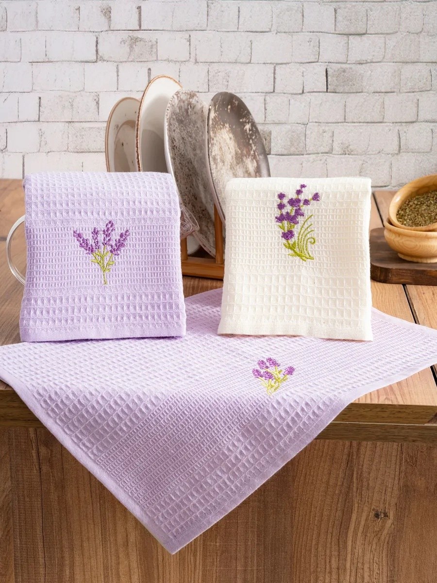 набор кухонных вафельных полотенец atlasplus,набор вафельных кухонных полотенец,набор кухонные полотенец,набор полотенец для кухни,кухонное полотенце