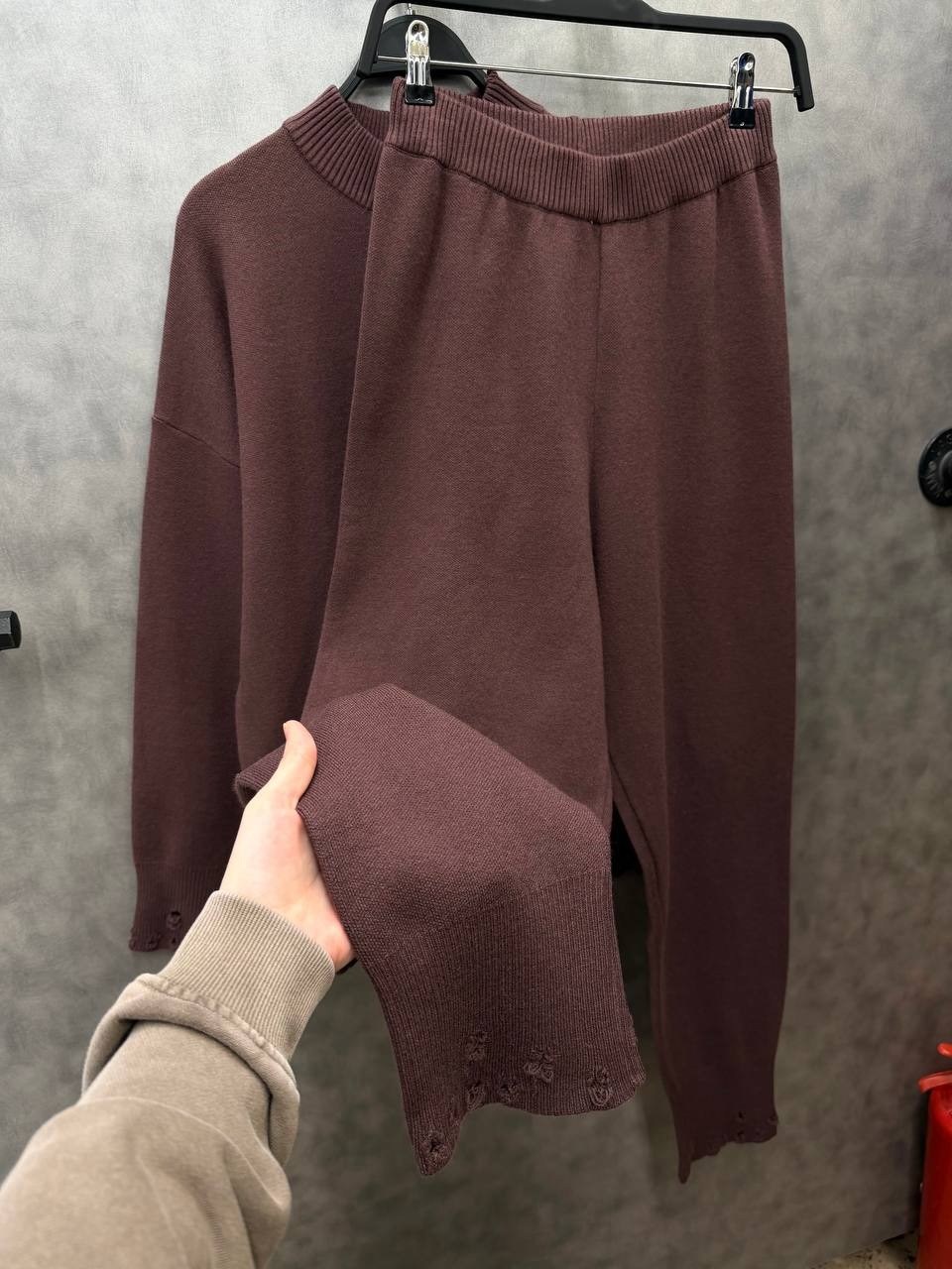 трикотажные костюмы,костюмы брючные,костюм с брюками,вязаные костюмы,костюм оверсайз