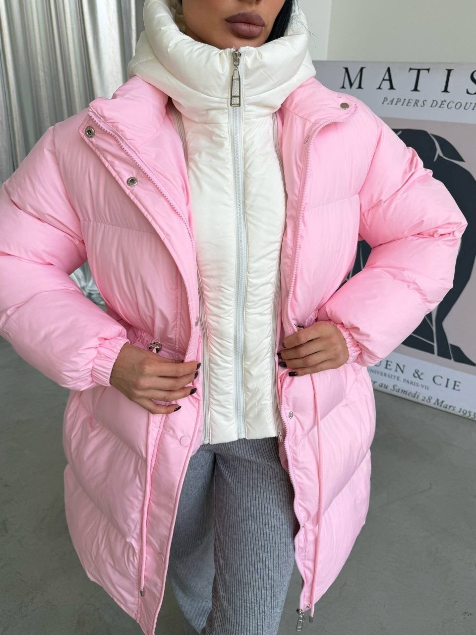 пуховик повседневный,пуховик розовый,зимние куртки,женский пуховик,куртка женская розовая