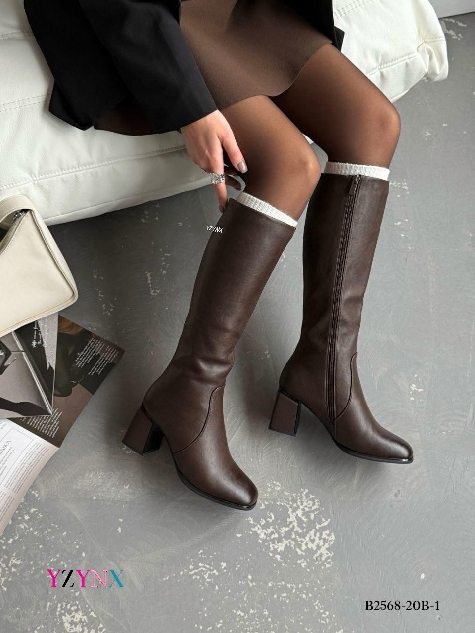 женские сапоги,осенние сапоги,коричневые сапоги,кожаные сапоги,сапоги на каблуке женские