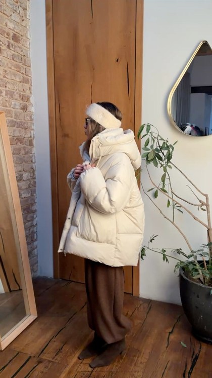 пуховик утепленный,зимний пуховик куртка,куртка оверсайз,модная зимняя куртка,женский зимний пуховик