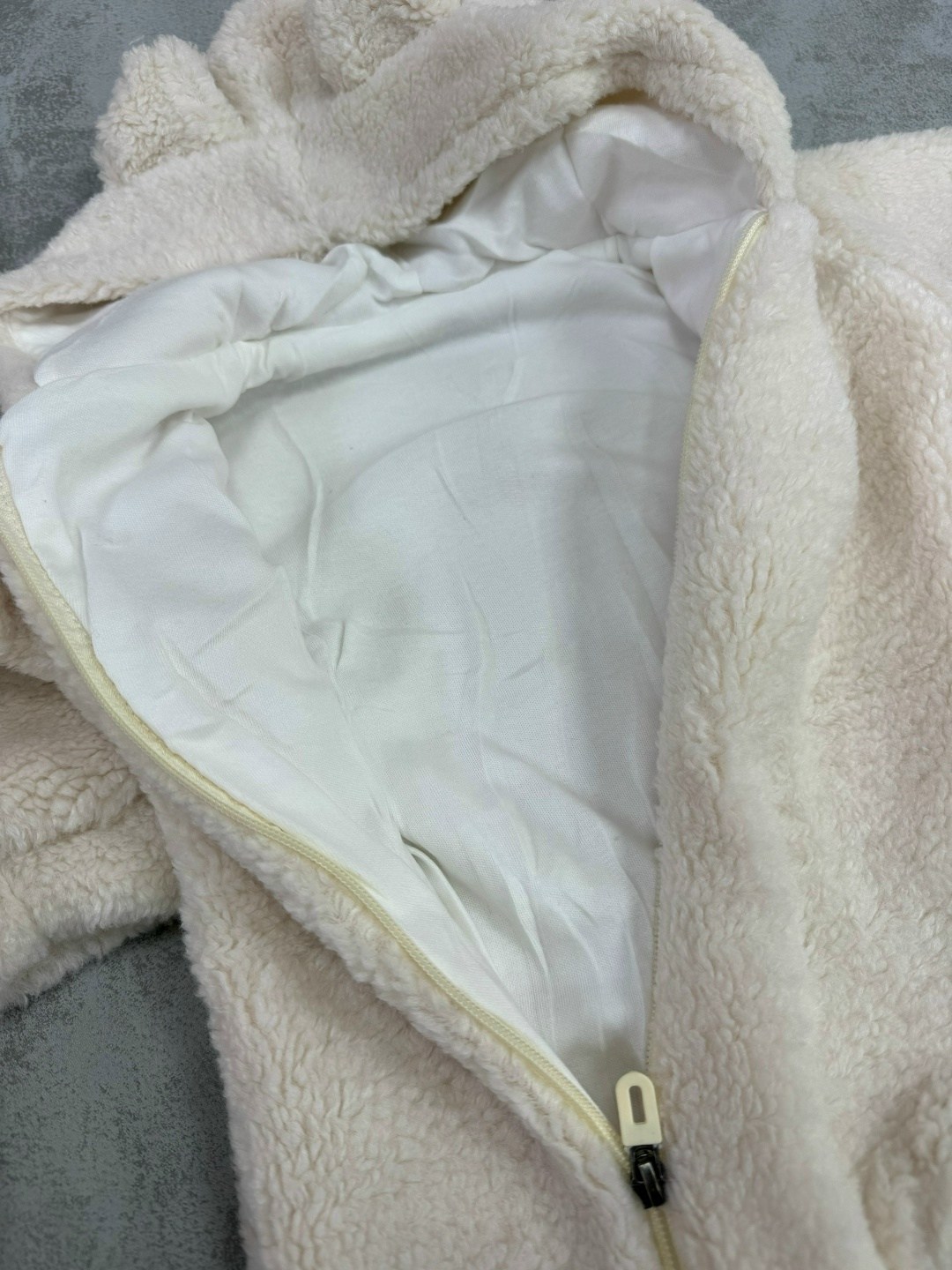 комбинезон papitto утепленный с капюшоном,комбинезон плюшевый,комбинезон с ушками для новорожденного,плюшевый комбинезон для новорожденного,теплый комбинезон для новорожденных