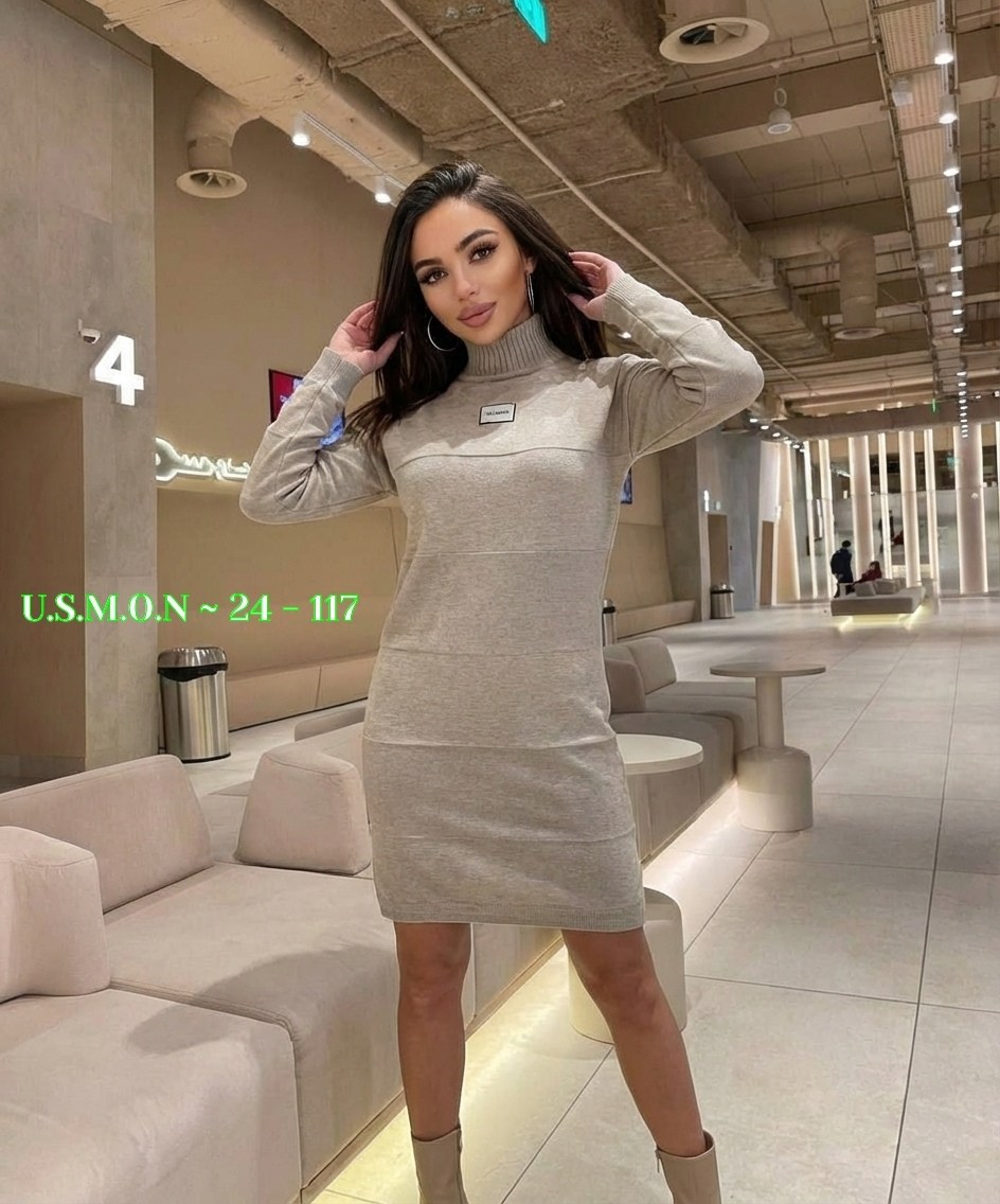 трикотажное платье,платье туника теплая,женское платье теплое,вязаное платье женское,платье вязаное