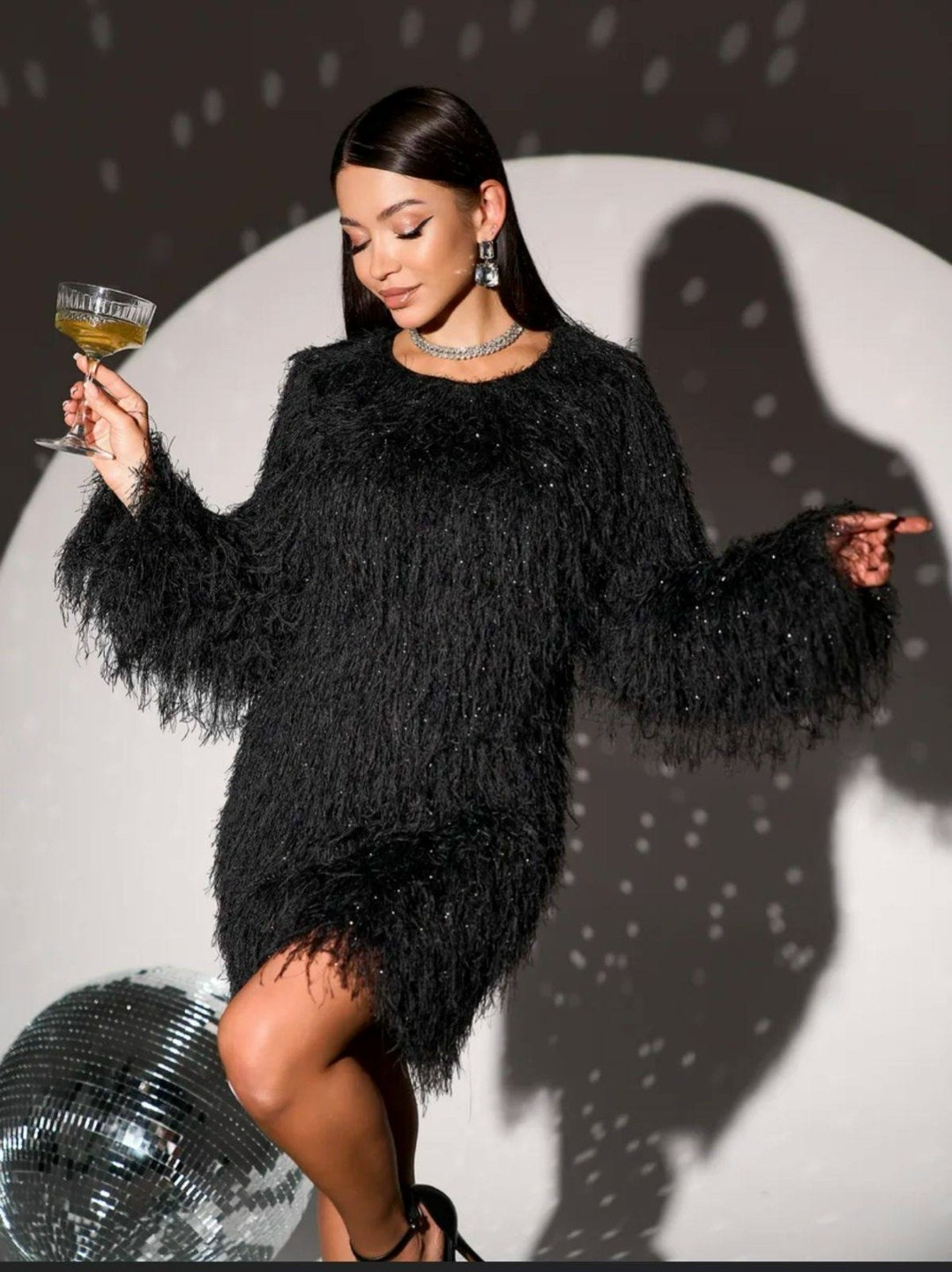 платье свитер вязаное,платье пушистое,вязаное платье,платье женская,платье с бахромой