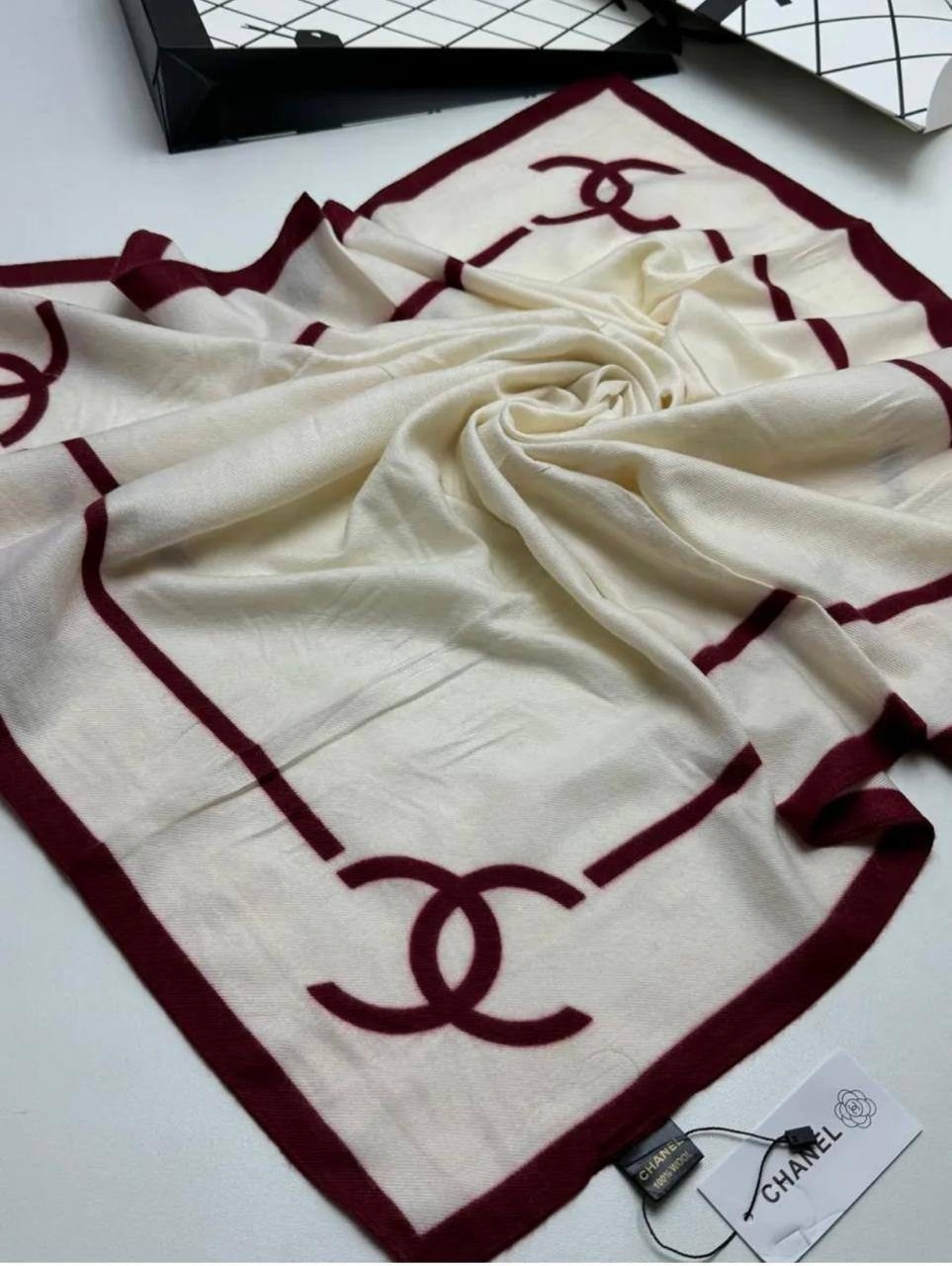 платок chanel,платки шанель,палантин chanel,палантин шанель,платок брендовый