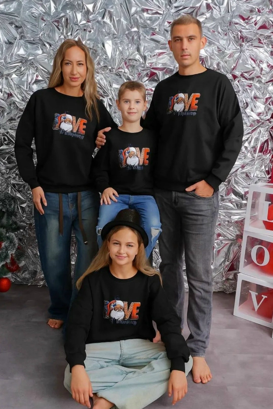 свитшот детский новый год,детский свитшот,для всей семьи,свитшот фэмили лук,фэмили лук свитшот джемпер детский новый год