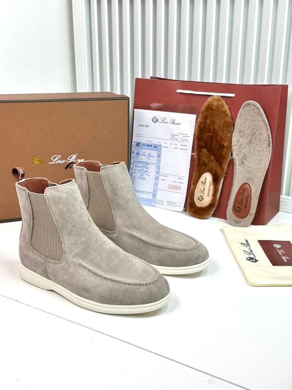 замшевые ботинки,,ботинки замшевые loro piana,ботинки loro piana,ботинки замшевые челси