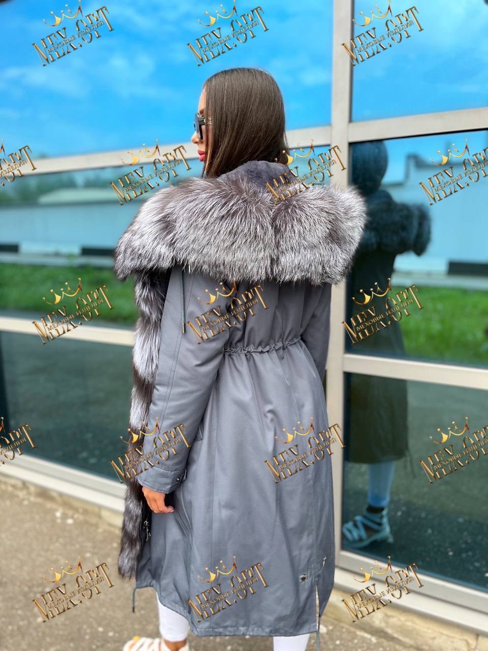 парка с натуральным мехом чернобурки,парка с мехом чернобурки,парка с чернобуркой натуральной,парка с натуральным мехом,парки с чернобуркой женские