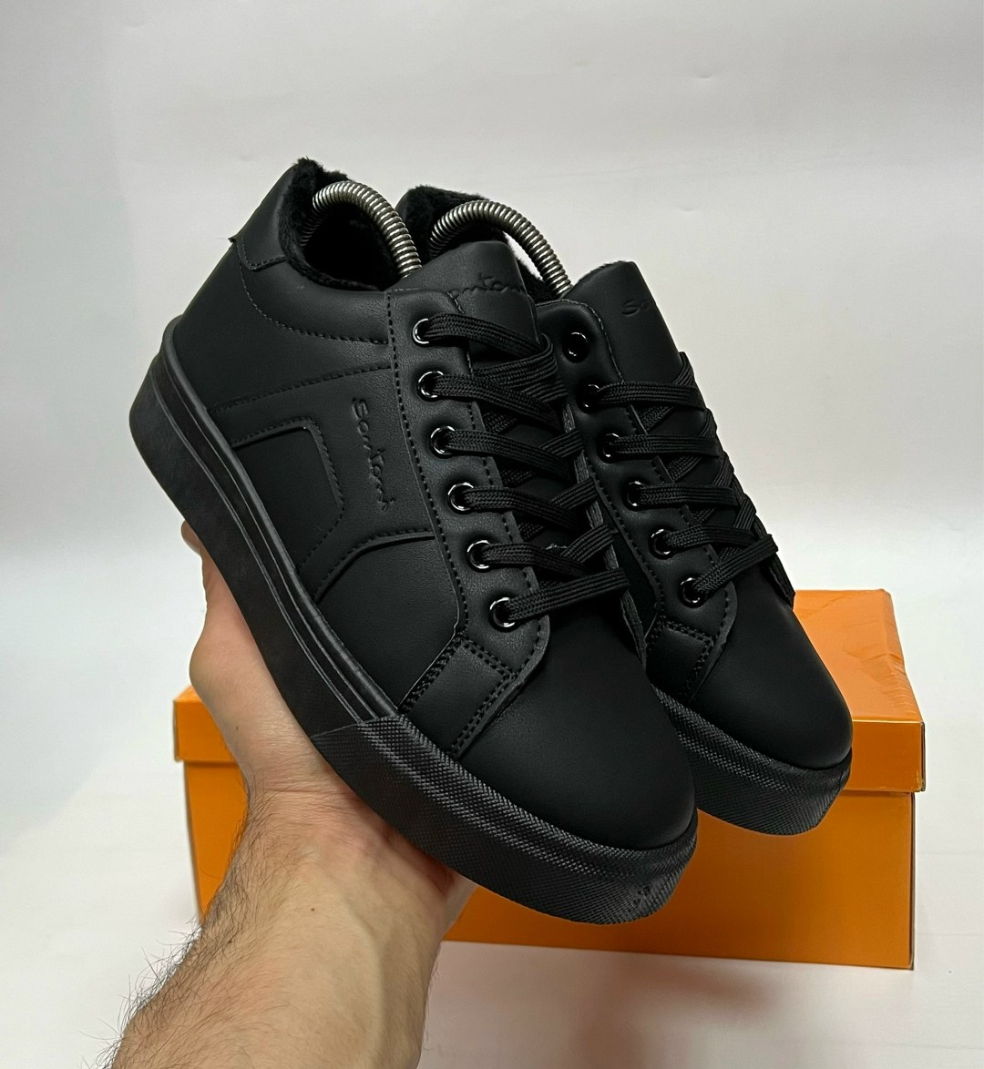 ,спортивная ,кожаные кроссовки,кроссовки повседневные,черные кроссовки