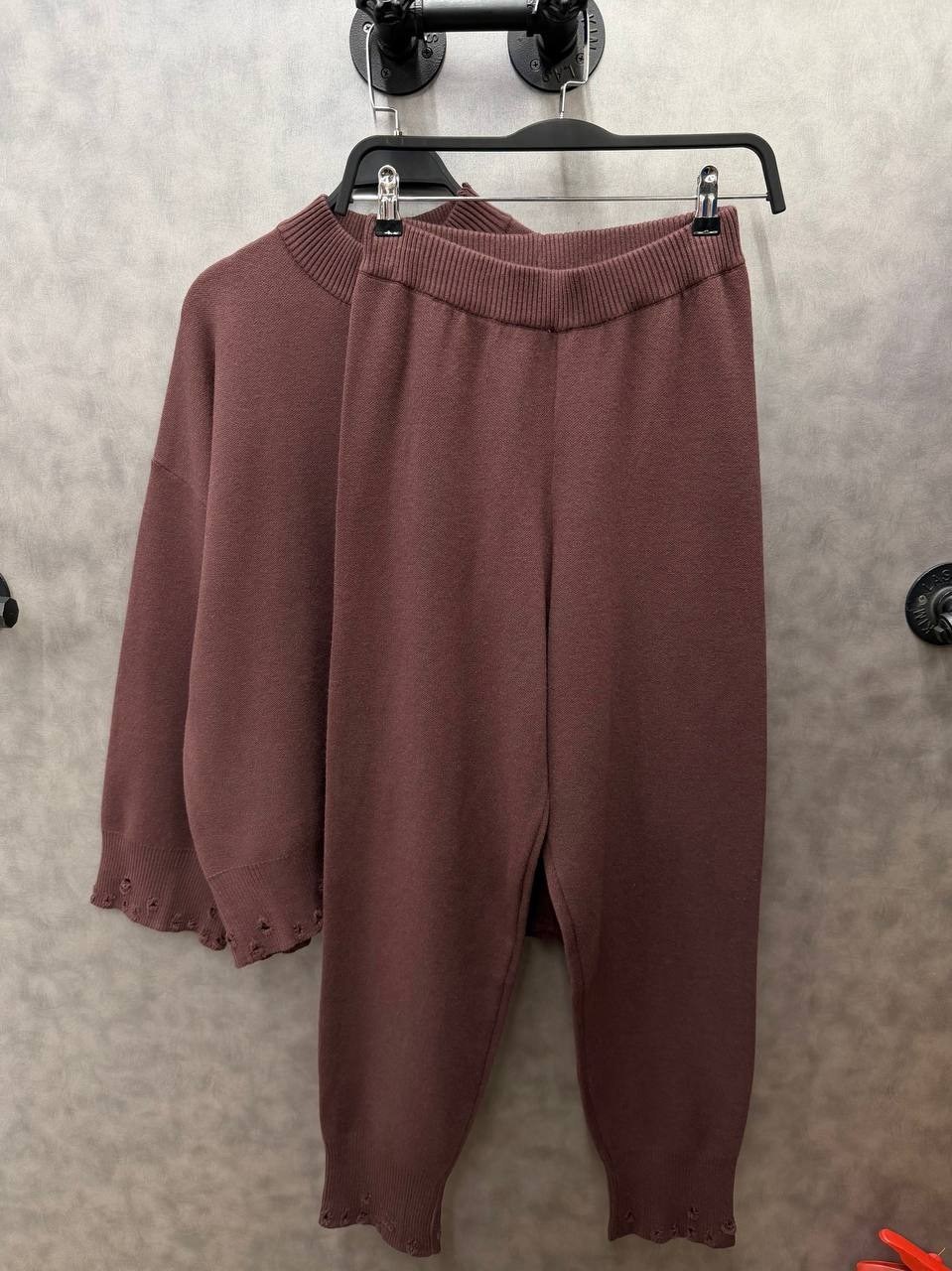 трикотажные костюмы,костюмы брючные,костюм с брюками,вязаные костюмы,костюм оверсайз