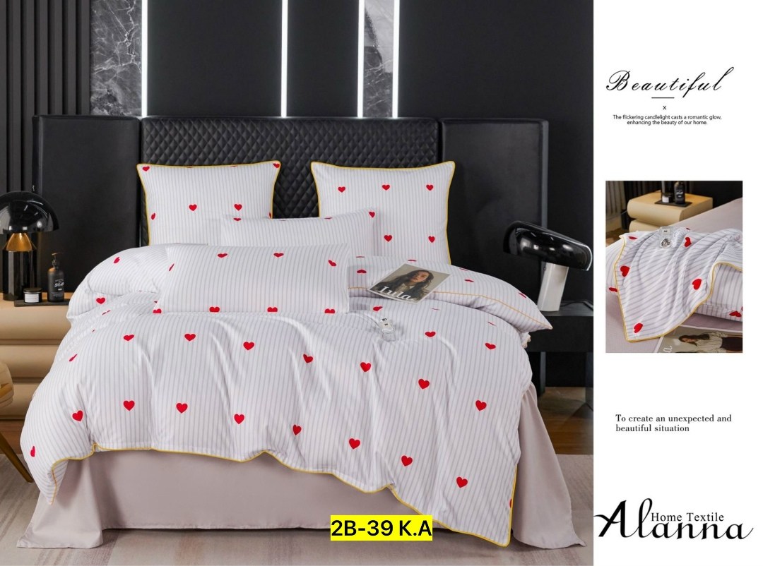 комплект постельного белья alanna,комплект постельного белья,комплект постельного белья из сатина,красное постельное белье,спальный комплект