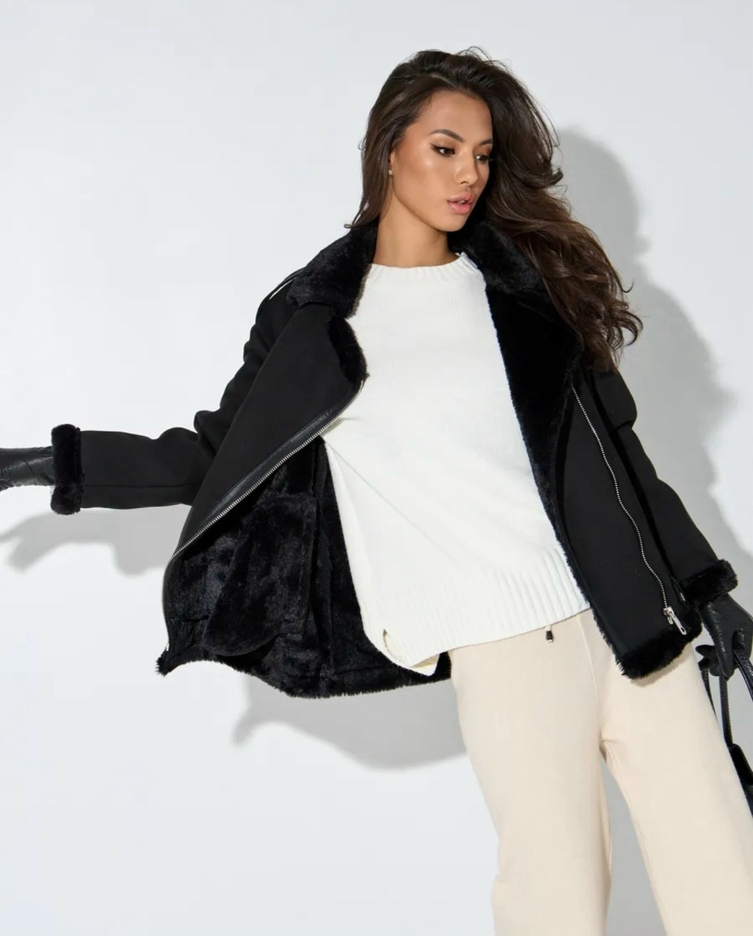 дубленка женская,дублёнка авиатор женская удлиненная,дубленка авиатор женская,дубленка авиатор,дубленка косуха авиатор женская