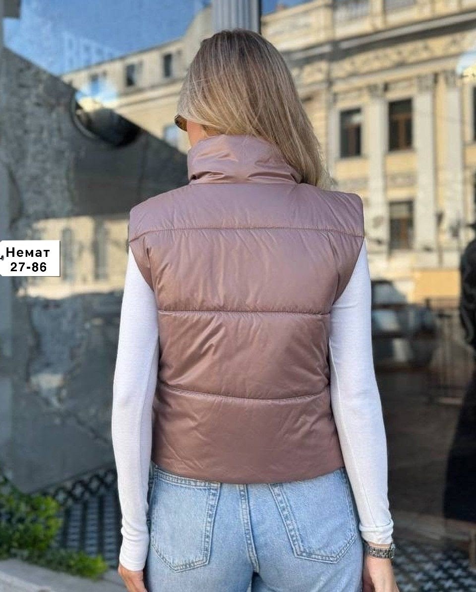 жилетка женская,жилет женский утепленный болоньевая стеган,жилет женский,жилетка на синтепоне,демисезонная жилетка