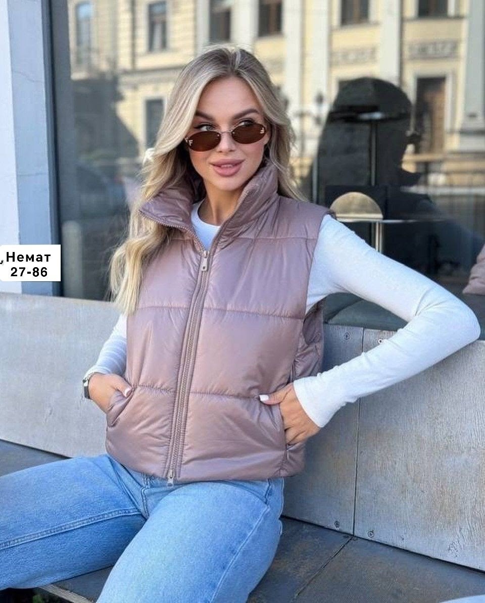 жилетка женская,жилет женский утепленный болоньевая стеган,жилет женский,жилетка на синтепоне,демисезонная жилетка