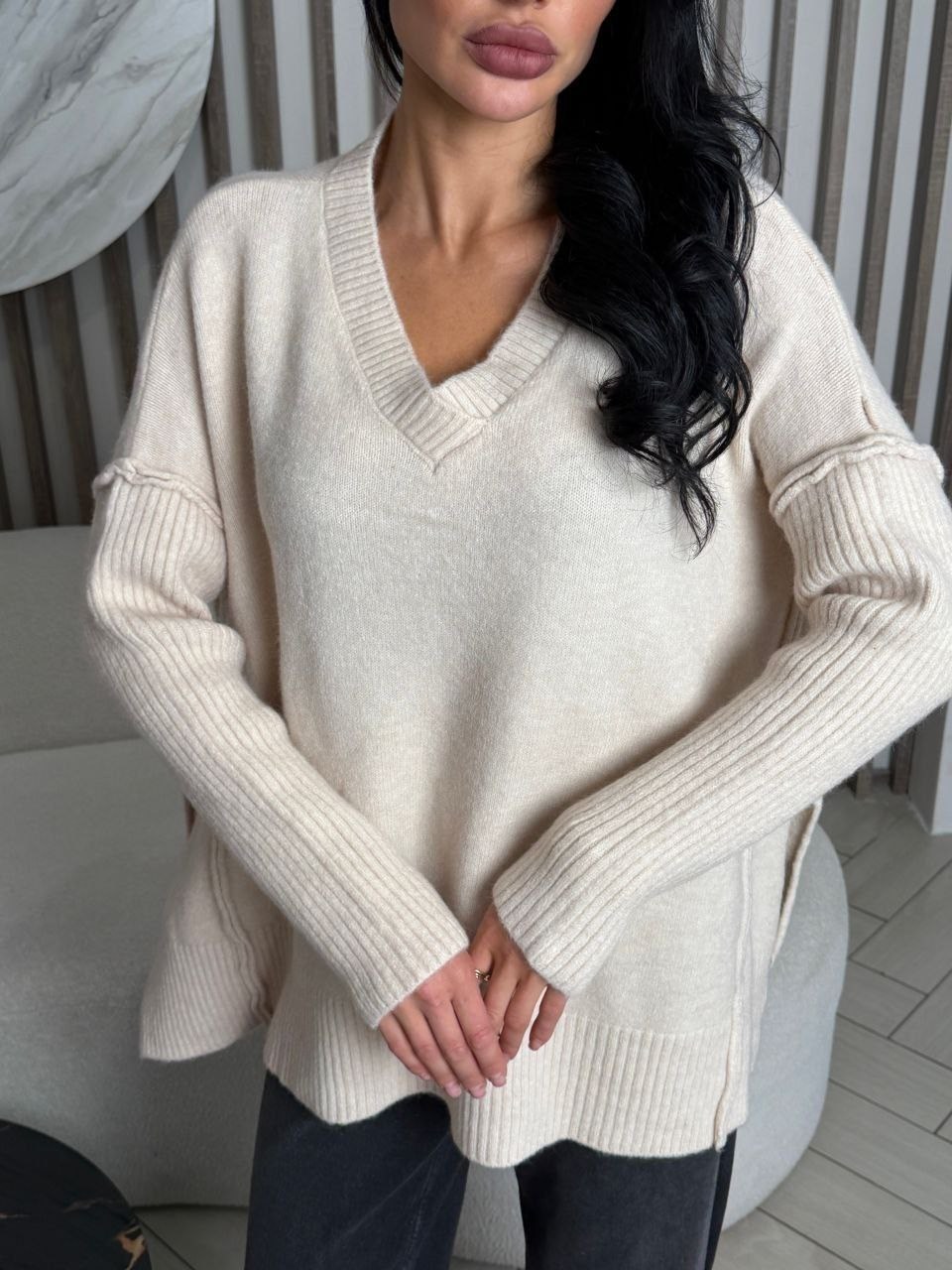 свитера женские,вязаные свитера,женская кофта,кофта пуловер,свитер бежевый