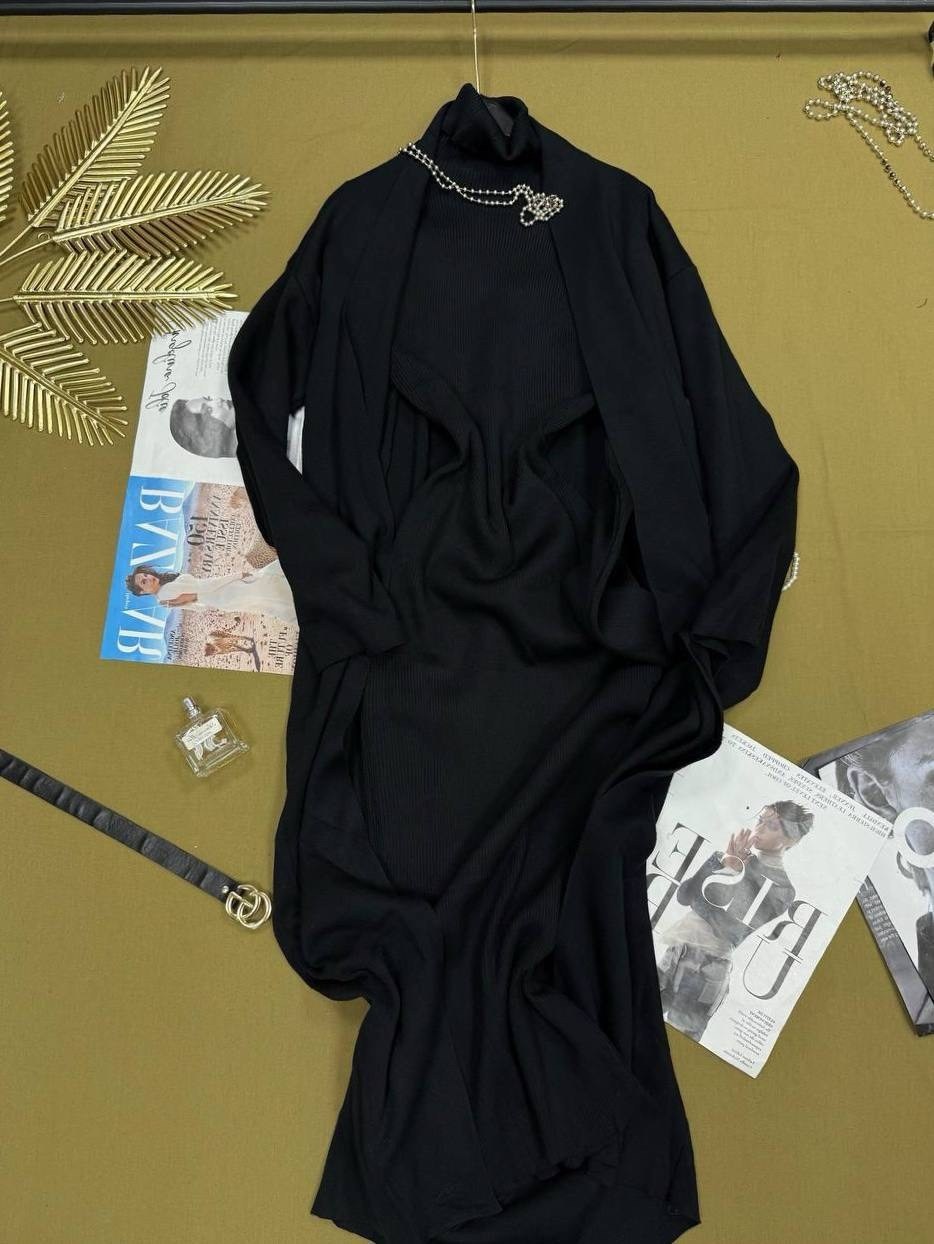 элегантные кардиганы,платье кардиган,оверсайз платье,трикотажное платье,трикотажное платье макси