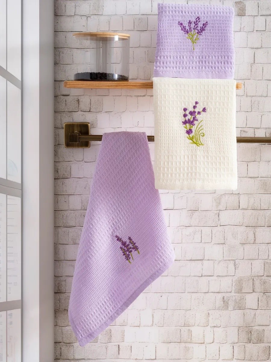 набор кухонных вафельных полотенец atlasplus,набор вафельных кухонных полотенец,набор кухонные полотенец,набор полотенец для кухни,кухонное полотенце